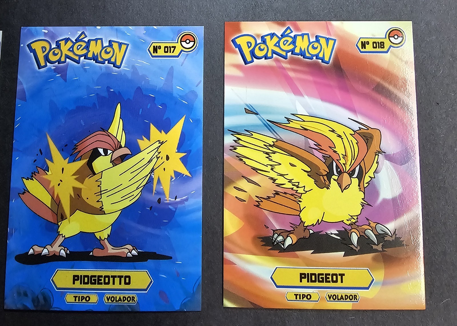 PIDGEY X PIDGEOTTO X PIDGEOT - POKEMON KANTO CARDS TOP POKEDEX CCG FOIL ...