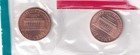1974 P & D Lincoln Memorial Penny 1c 2Coins Set Mint in Cello #2020 — photo 2