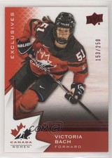 2020 Upper Deck Team Canada Juniors Women's WC Exclusives /250 Victoria Bach 1vd