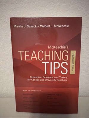 McKeachie's Teaching Tips 14th Edition by McKeachie Wilbert - Paperback