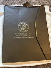 1972 Rand McNally Atlas wCase From Buick Motors 3 Million Hours Without Accident