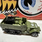 1977 Hot Wheels GUN BUCKET ARMY TANK GREEN ENAMEL Blackwall Near Mint GUNBUCKET