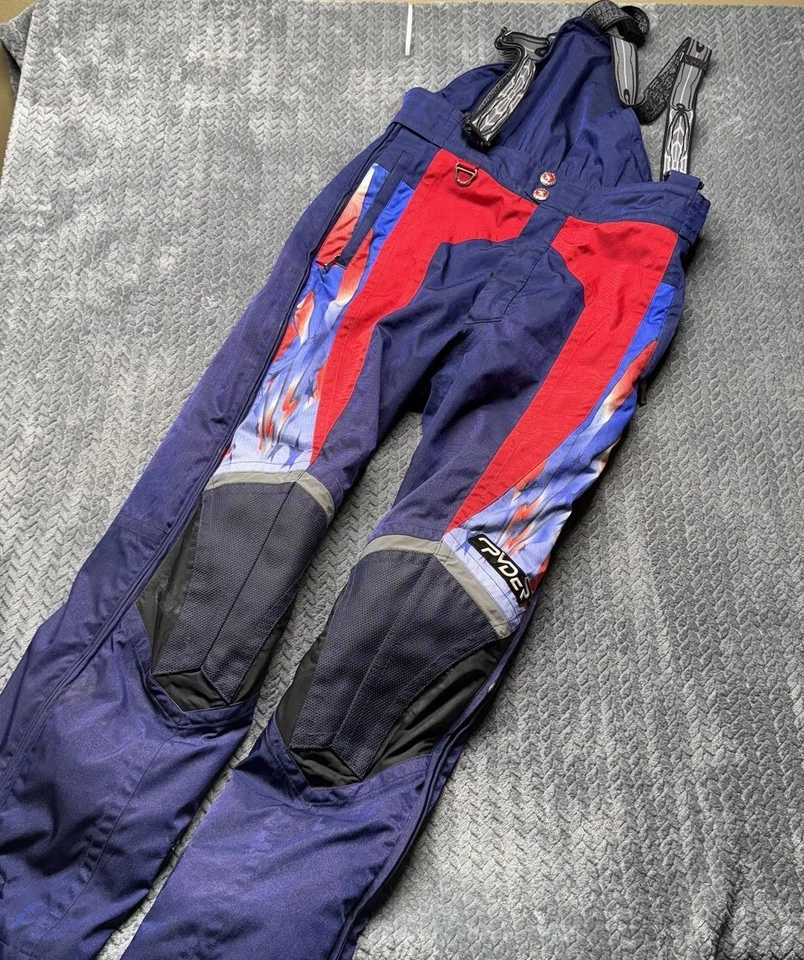 Chaqueta y baberos del equipo de esquí de Estados Unidos Spyder de colección para hombre L azul águila Dermizax Thinsulate EE. UU. 99 Foto 2 de 4