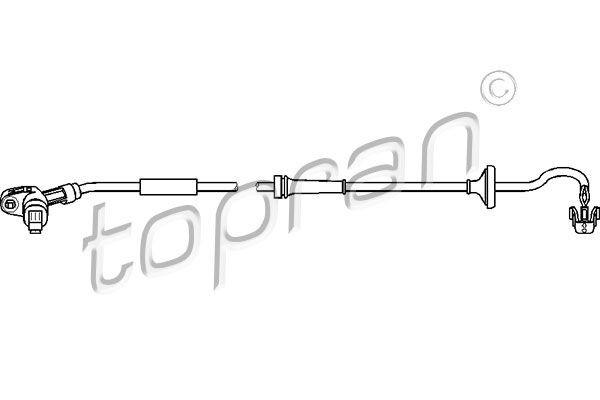 Sensor Raddrehzahl Hinten Links Rechts Topran 110 489 FÜR Seat Vw-image