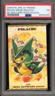 Pokemon Poncho-Wearing Pikachu M Rayquaza Business Card Japanese PSA 1