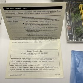 Seaman (Sega Dreamcast, 2000) SEALED Disc! Box Mic Manual Authentic