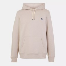 Image of PAUL SMITH Mens Beige Pullover Cotton Hoodie Size XL BNWT C635