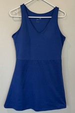 Gap Fit Blue Active Wear Dress Built-In Shorts Performance Wear Women's Size M