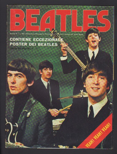 STORIA DEL POP N° 1 1977 BEATLES FOTO TESTI CANZONI POSTER