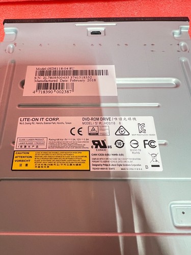 Lite-On iHDS118 8 DVD ROM Drive iHDS118-04 8U - Picture 4 of 4
