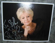 (M1) photo dédicace autographe elaine stritch autograph