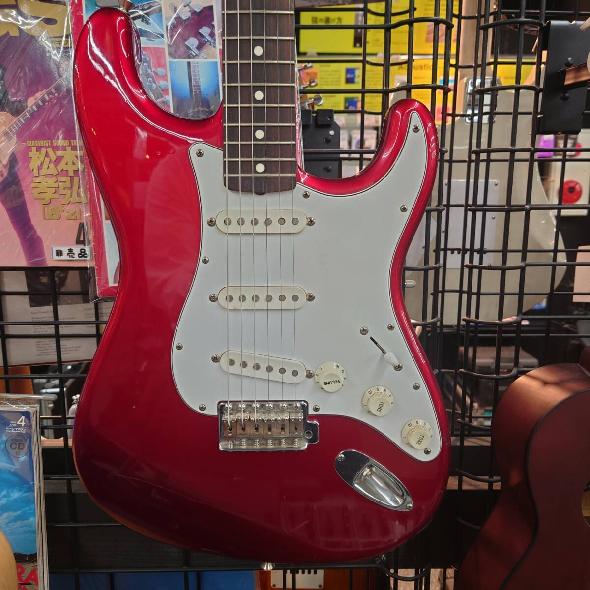 Electric Guitar Fender ST-STD Red Stratocaster Made in Japan