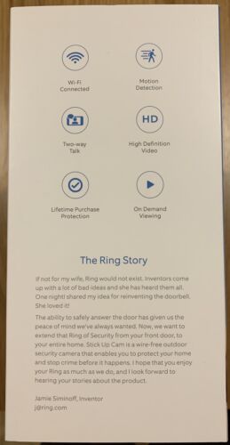 Ring Doorbell 1st Generation Home Security Kit Brand New Unopened - Picture 4 of 5