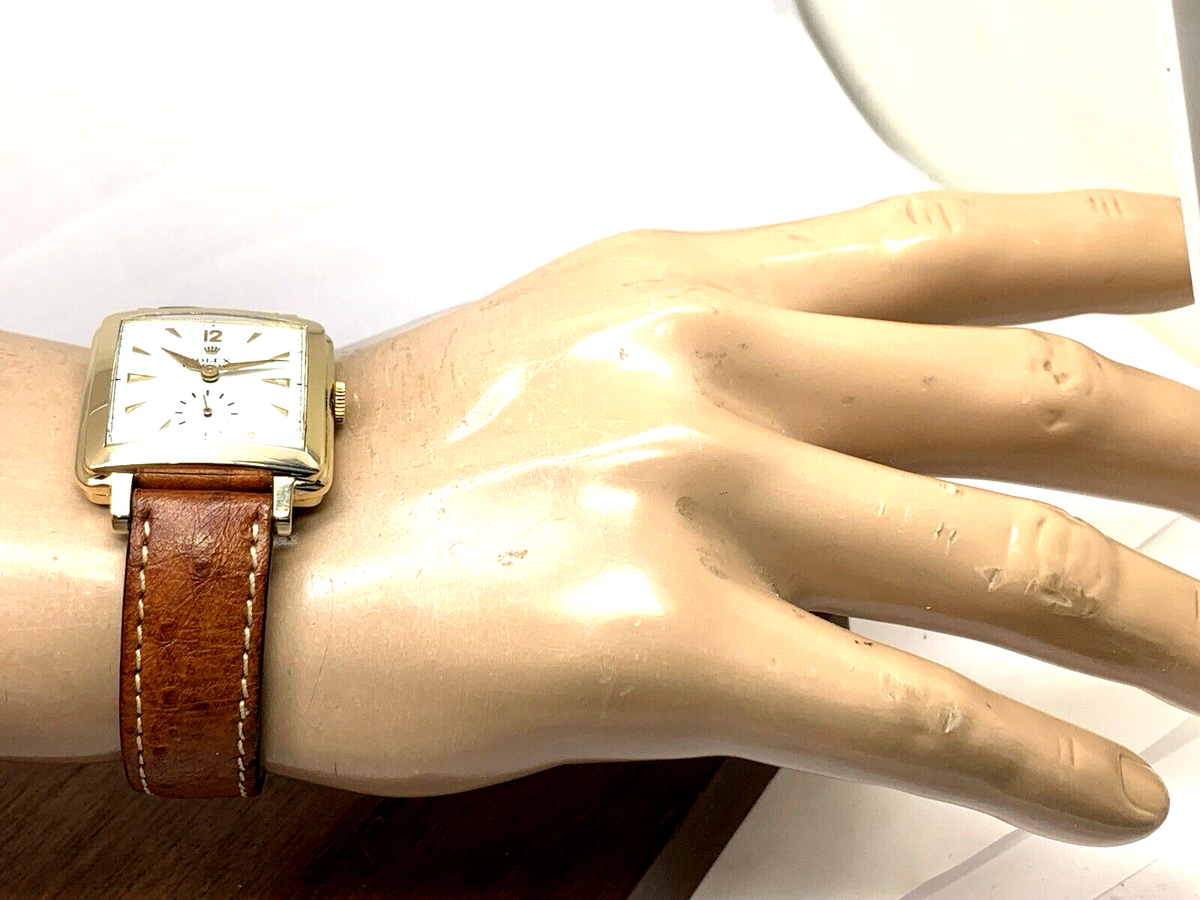 Rolex Precision 4645 Watch Vintage Swiss Automatic 14k Gold Case White Dial 31mm Rolex Precision Vintage 14k Yellow Gold Diamonds Lady Watch main image 4