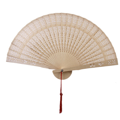 Vintage Japanese Sandalwood Foldable 