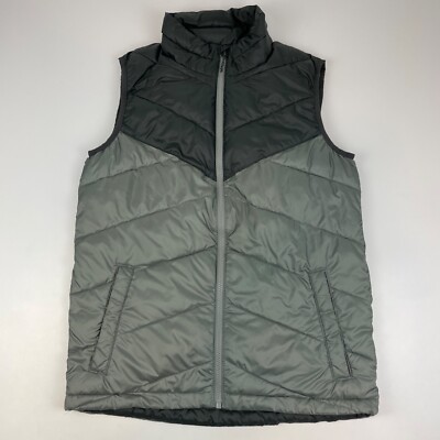 Alpine Design Mens Size S Full Zip Puffer Vest Gray *Read Desc