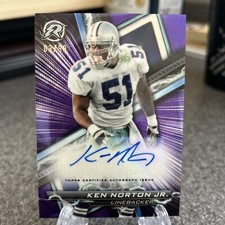2023 Topps Composite Ken Norton Jr Purple Raywave Resurgence Autograph #03/99