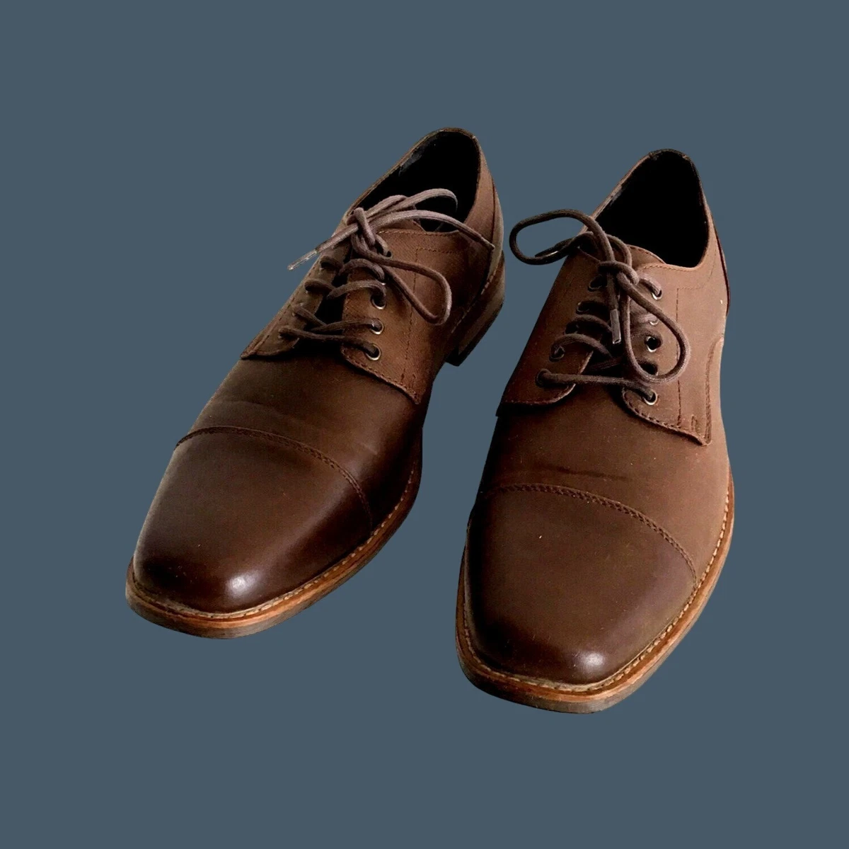 PERRY ELLIS- MENS BROWN COMFY LACE UP SHOES SIZE 11.5 Perry Ellis Grover Men main image 3
