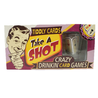 Karten Trinkspiele mit Schnapsglas - Take A Shot - Cheatwell Games