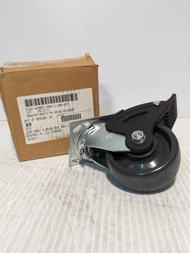 Colson Caster 5"x2" 360° Swivel Brake 1000lb 4.05109.855E BRK4