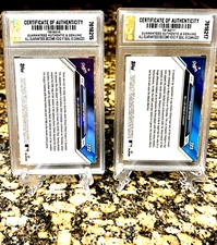 GRADED GEM-MT 10 SHOHEI OHTANI Lot 2024 TOPPS NOW 50/50 Greatest Day #722,#723