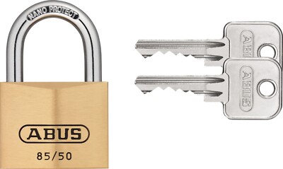 ABUS Vorhängeschloss 85/50 Nano Protect wetterfest vs. oder gl. 2-10 Schlüssel
