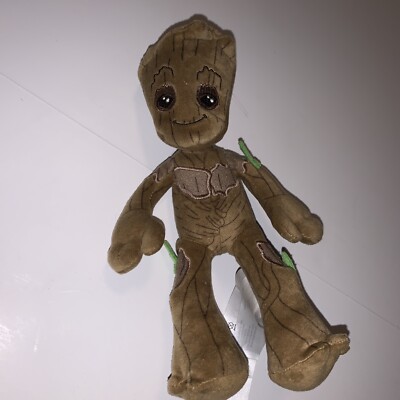 Baby Groot 8'' Mini Bean Plush 2017 Disney Marvel Guardians of the Galaxy Vol 2
