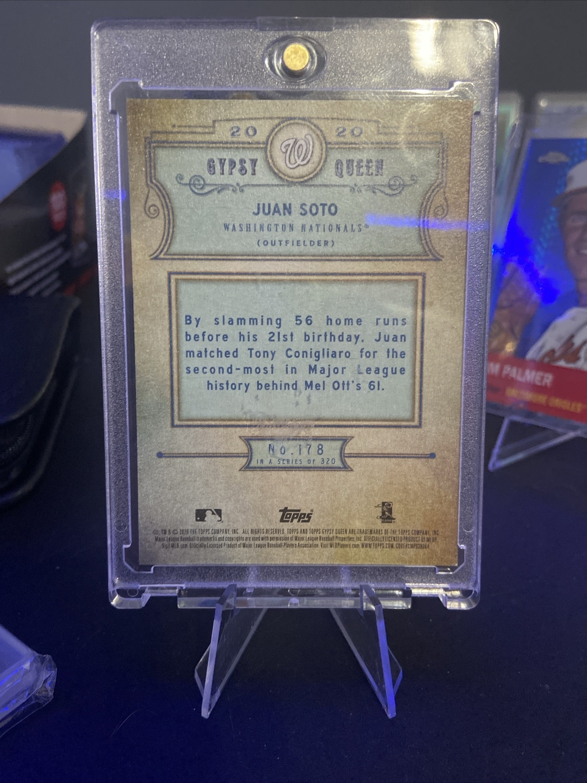 2020 Topps Gypsy Queen Juan Soto Logo Swap refractor - Picture 2 of 2