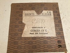 POCHETTE DE JOINTS D,ANCETRES NEUF D,EPOQUE EXCELSIOR CITROEN C4 G