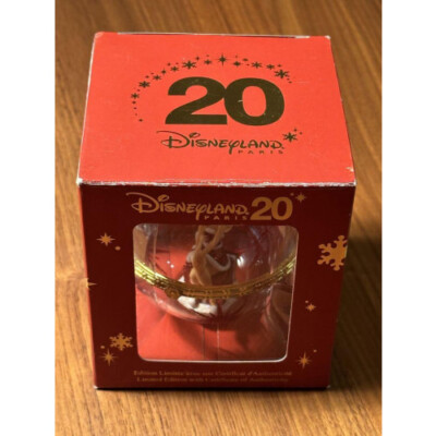 Disney Paris 20th Anniversary Limited Edition Tinker Bell Ornament 