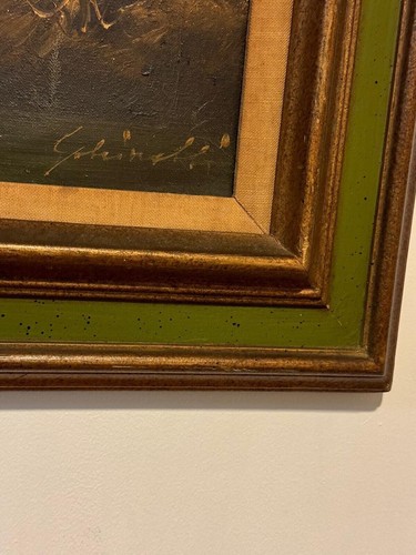 Vintage Oil on Canvas Landscape, Signed “Schindler” - Picture 9 of 10