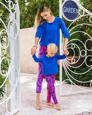 Lilly Pulitzer Girls Luxletic Mini Emmaline Pullover Top S 4-5 Years 274390