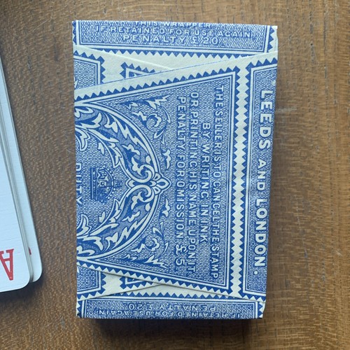 Cartes à jouer vintage Waddingtons Canasta 1 plateau scellé années 50 emballage fiscal règles - Photo 4/11