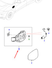 Boîtier de port de charge droit JAGUAR I-PACE X590 T4K11760 NEUF ORIGINAL