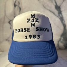 1983 Horse Show Trucker Hat Kap II Snapback