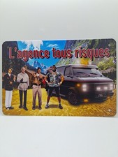 Plaque Metalique Mural Rigide Collections : L'agence Tous Risque Vintage 1