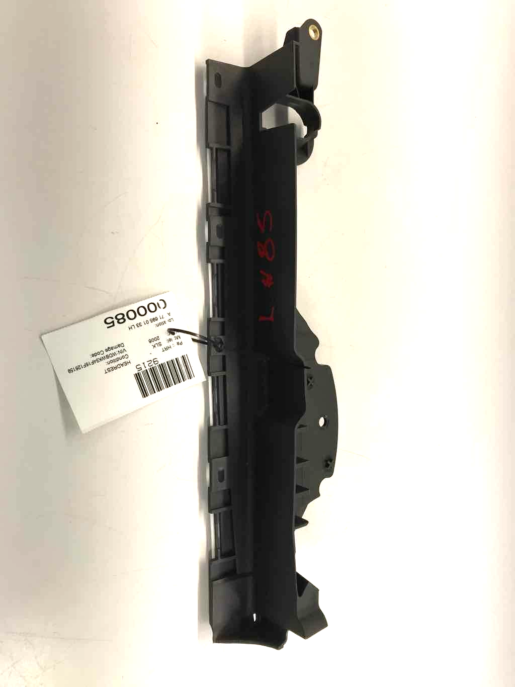 2005 - 2008 MERCEDES BENZ SLK Deck Lid Headrest Bracket Left  