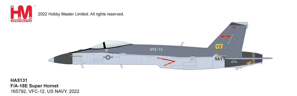 Hobby Master 1/72 HA5131 F/A-18E Super Hornet USN VFC-12 Fighting