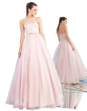 NWT Mac Duggal SOLD OUT Pink Strapless Tulle Ball Gown 4 $398 25943