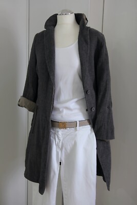 BRUNELLO CUCINELLI  Mantel Leinen, Göße 38 (IT44)