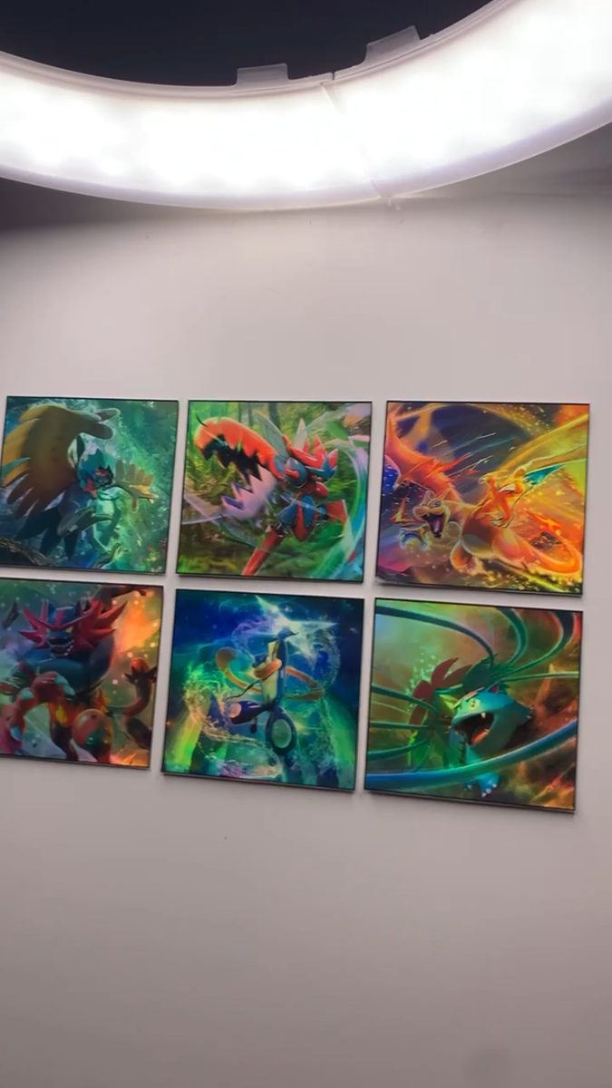 all holographic charizard cards Pokema'am 1 Holographic Glitter Stickers – Geoffrey Siu Art LLC
