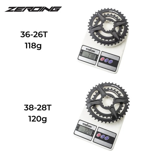 Mountain Bike Chainwheel 2 X 10 / 11 / 12s 36-26T 38-28T Double Chainrings - Picture 17 of 20