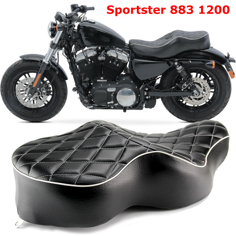 Für Harley Sportster XL1200 883 72 48 2010-15 Hinten Passagier Sozius Pad Sitz