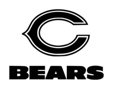 Vinyl Decal Car Truck Sticker Wall NFL Football - Chicago Bears Logo v3