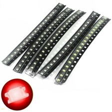 100 Pack SMD / SMT LED's - 0402, 0603, 0805, 1206 - Various Colours