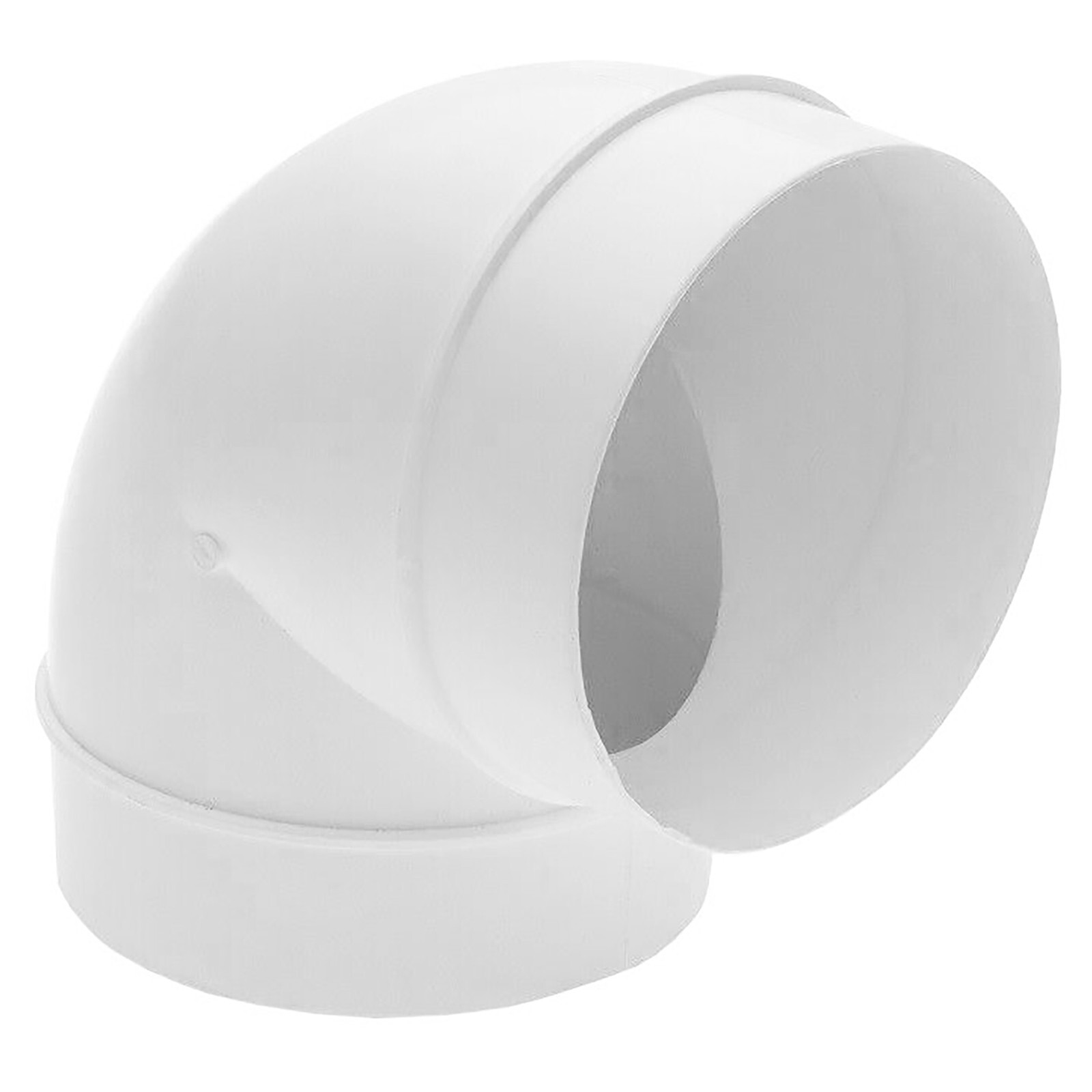 Hydroponics Elbow Duct 5"" 125mm 90 Degree Bend Vent Hose Grow Room Connector