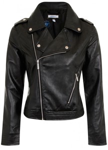 adidas originals faux leather jacket