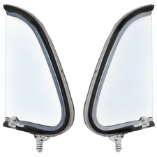 1948 49 50 Ford Truck Vent Window Assembly Clear Glass Frame Pair Rightleft