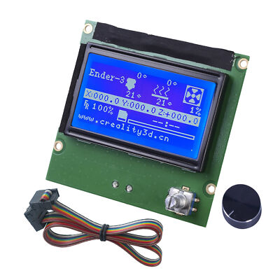 3D Printer Screen 12864 Display LCD Screen Control Board Accessories G2W7
