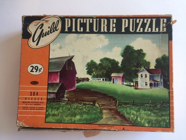 Vintage Guild Picture Puzzle "Chrysanthemums" | eBay